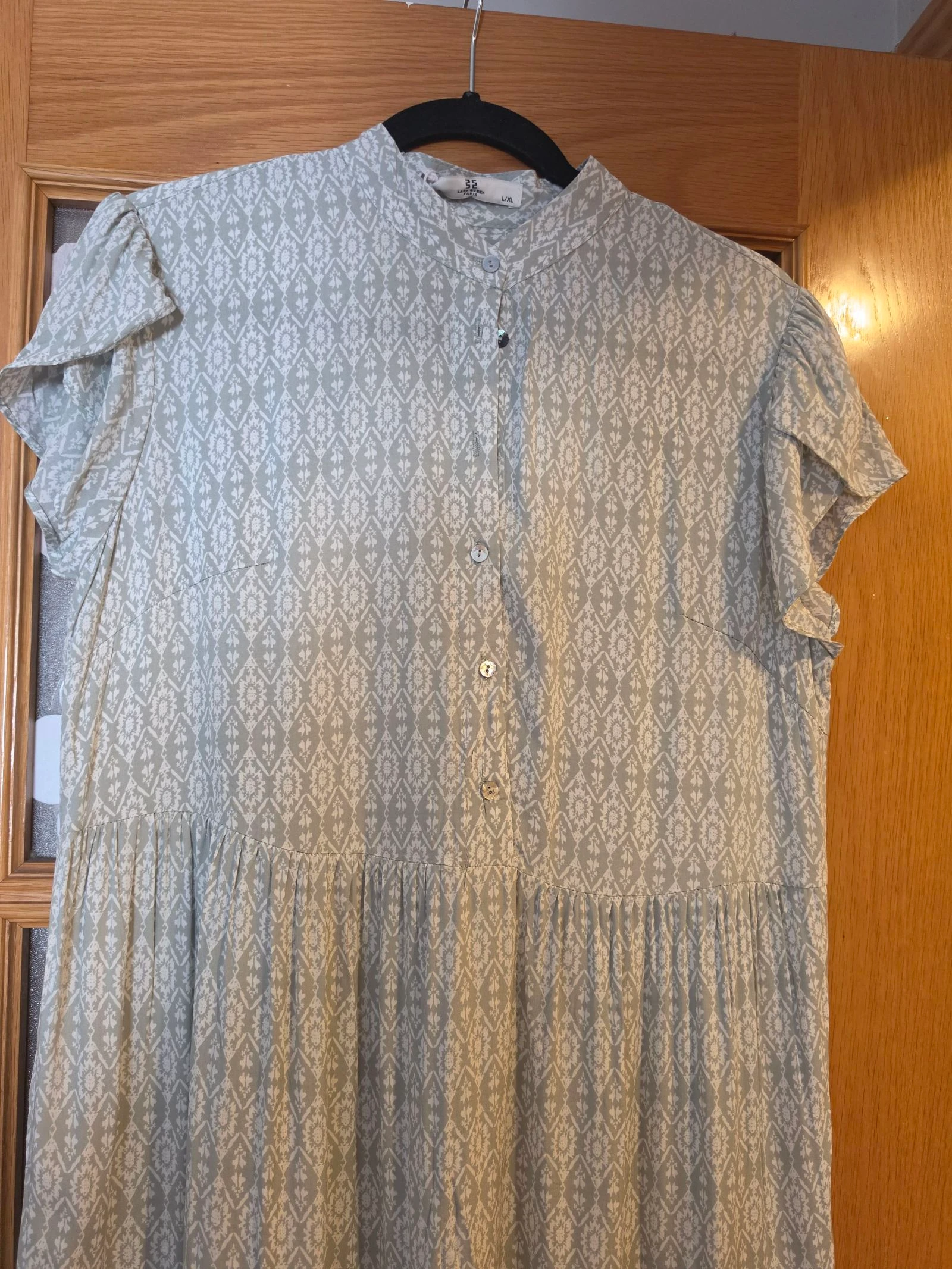 Vestido longo verde estampado boêmio Last Queen Paris G/GG – photo 4